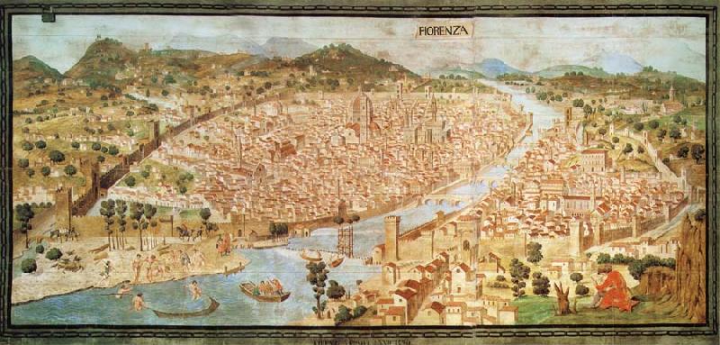 unknow artist View of Florence oil painting image